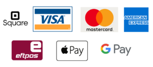 payment types, square, visa, MasterCard, eftpos, amex, Apple Pay, google pay